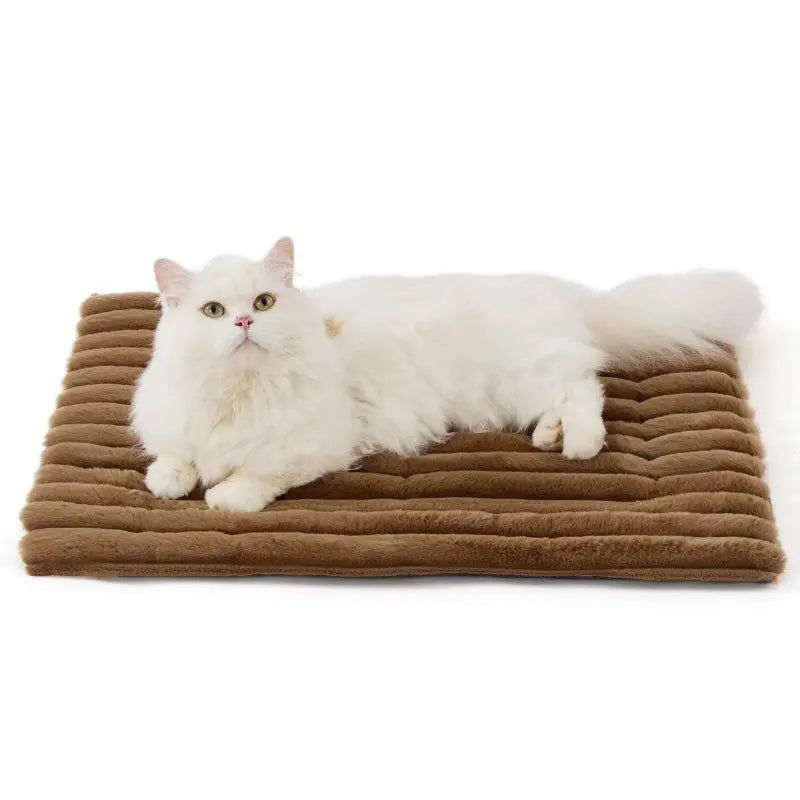 Soft Furry Rabbit Fur Pet Bed Universal Warm Mat for Cats Dogs Trending Pet Essentials for Cozy Naps Best Gift Idea for Any Pet Lover This Season